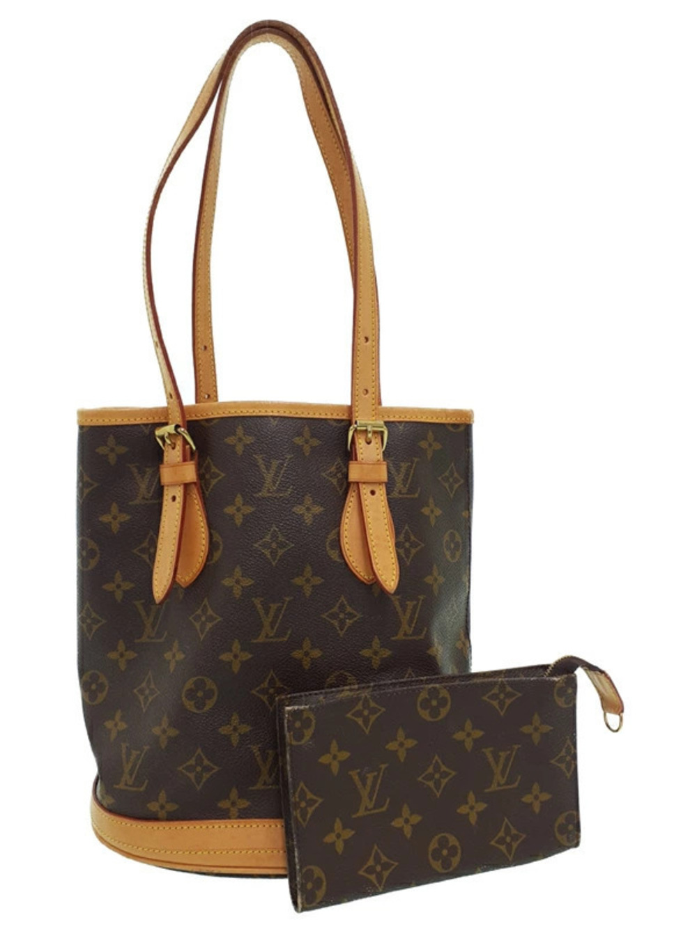 Louis Vuitton Monogram Bucket Shoulder Bag